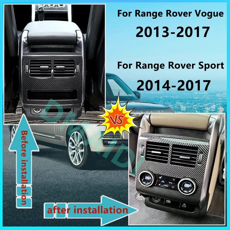 

Car Rear Air Conditioning For Land Rover Range Rover Sport Vogue 2014-2017 Multimedia Display Climate Touch Control Screen
