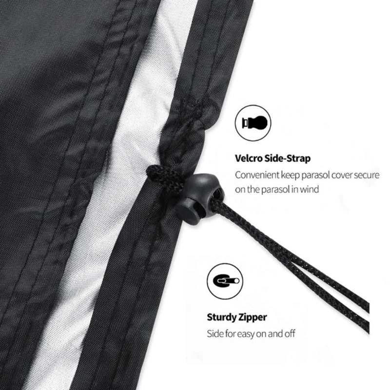 Outdoor Indoor Waterproof Ping Pong Table Dust Cover 210D Oxford Fabric Protection for All Weather