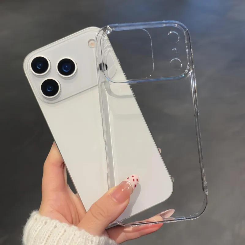 Luxury Ultra-Thin Transparent Glossy Smartphone Case
