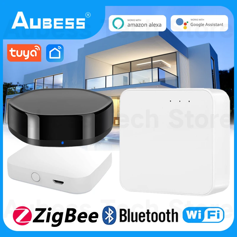 HUB de enlace inteligente Tuya Zigbee 3,0, puente de casa inteligente
