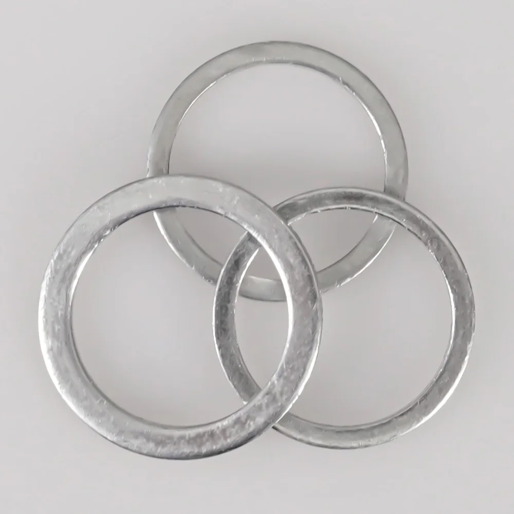 Aluminum Washers M6 M8 M10 M12 M14 M16 M18 M20 M22 Flat Metal Fittings O Ring Fastener Spacer 20-100Pcs Thickness 1mm-2mm