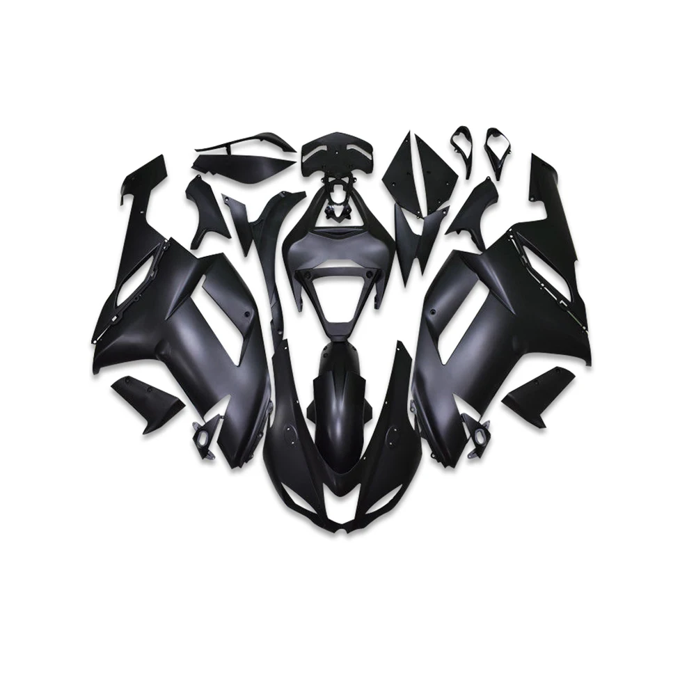 

Матовая черная обтекатель NT для Kawasaki 2007 2008 ZX6R 636 ABS a016