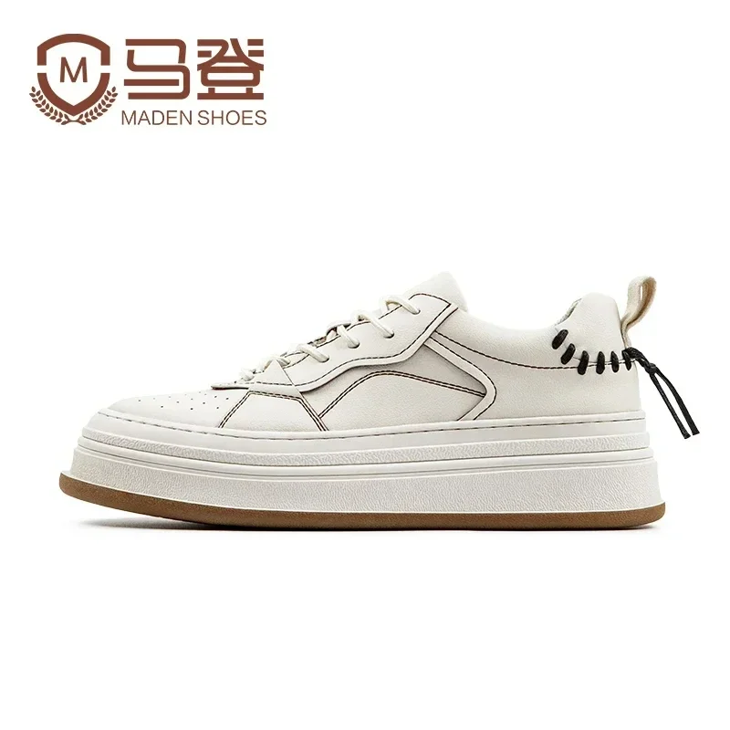 Maden New Arrival Sports Skateboard Mens White Shoes Thick Soled Retro Women Men Shoes 6