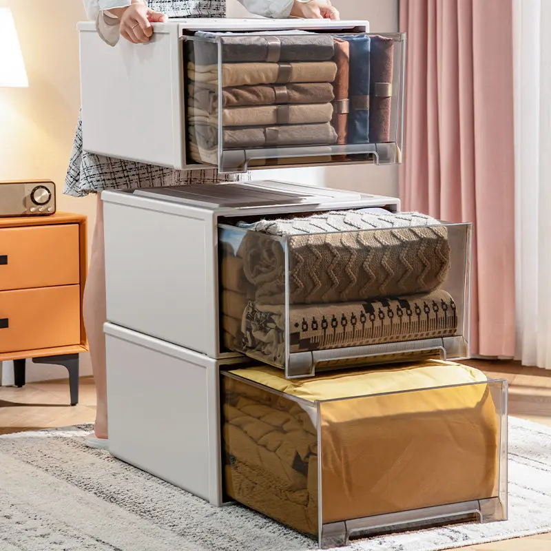 Transparent Plastic Wardrobe Storage Large Plastic Drawers Wardrobe