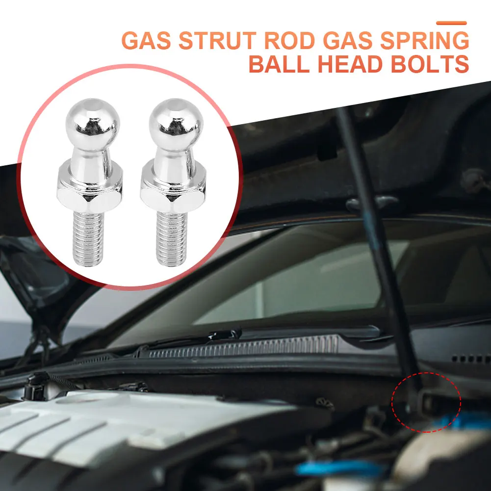 Ended Bolt 10mm Struts Ball M6 M8 Gas Spring Ball Head Galvanized Steel Ball Head Screws for Gas Struts