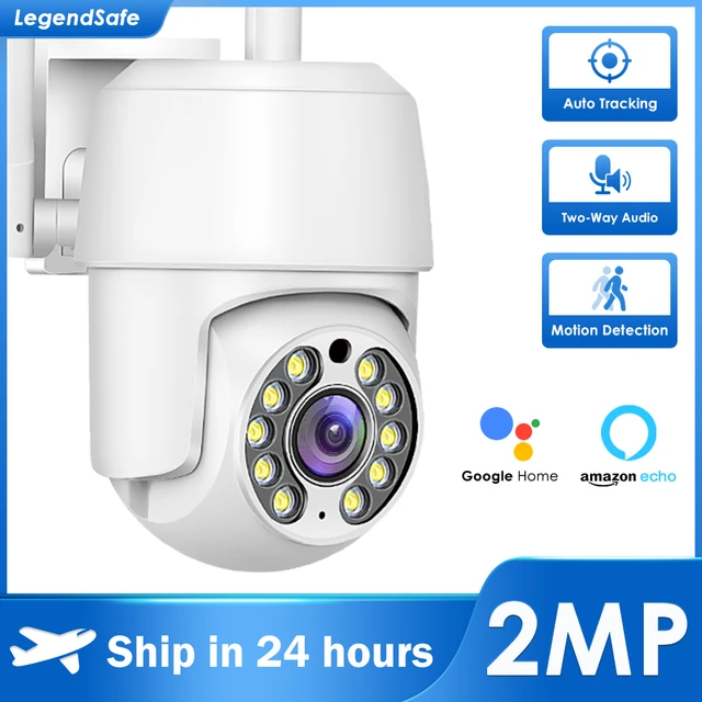 VENZ 2 cámaras de seguridad para interiores, 1080P HD Plug-in WiFi Cámara  para el hogar para bebé/perro/gato/mascota con aplicación de teléfono,  audio