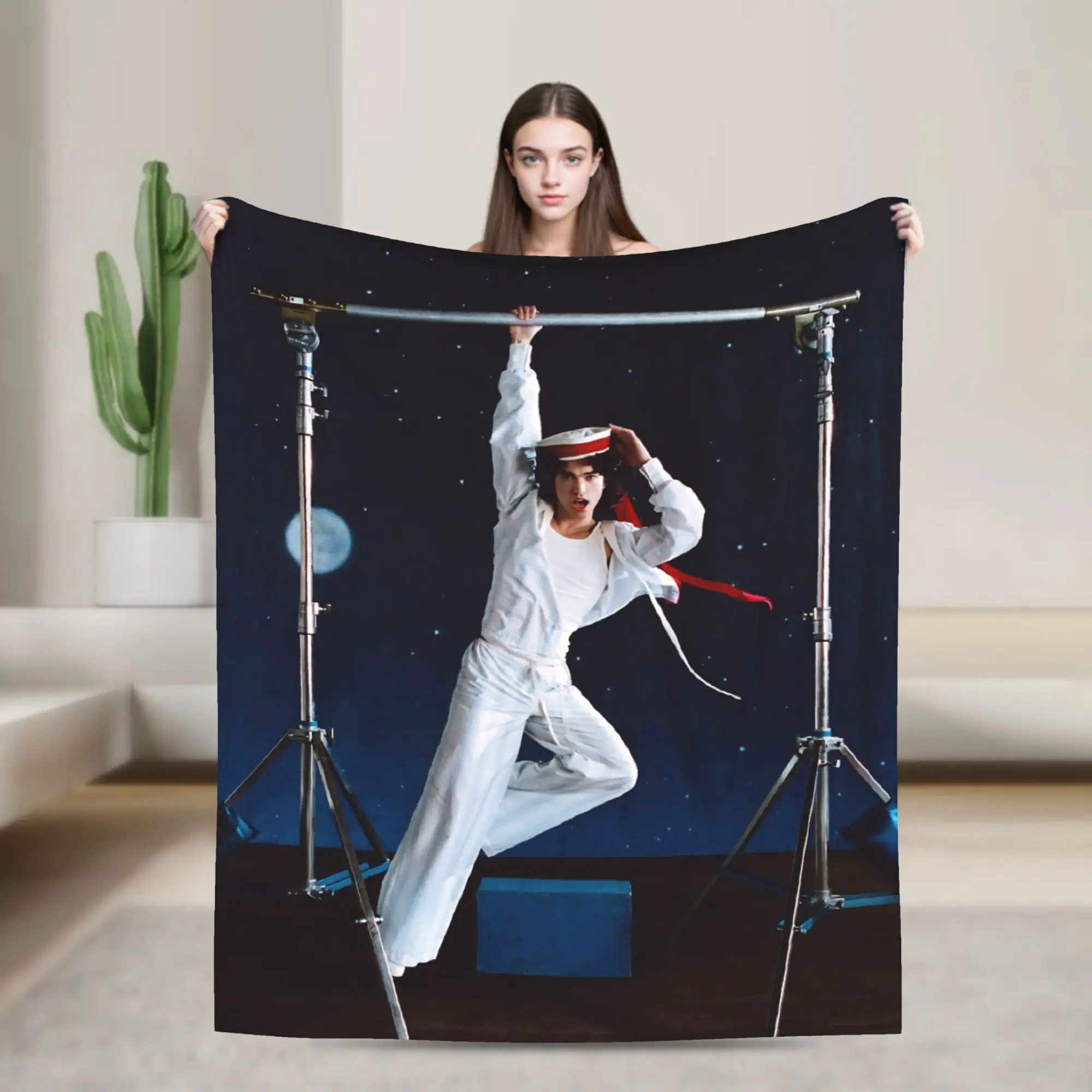 Conan Gray American Songwriter Flannel Blanket  Super Warm Throw Blanket for Home Decor Airplane Travel Bedspread Sofa Bed Cover
