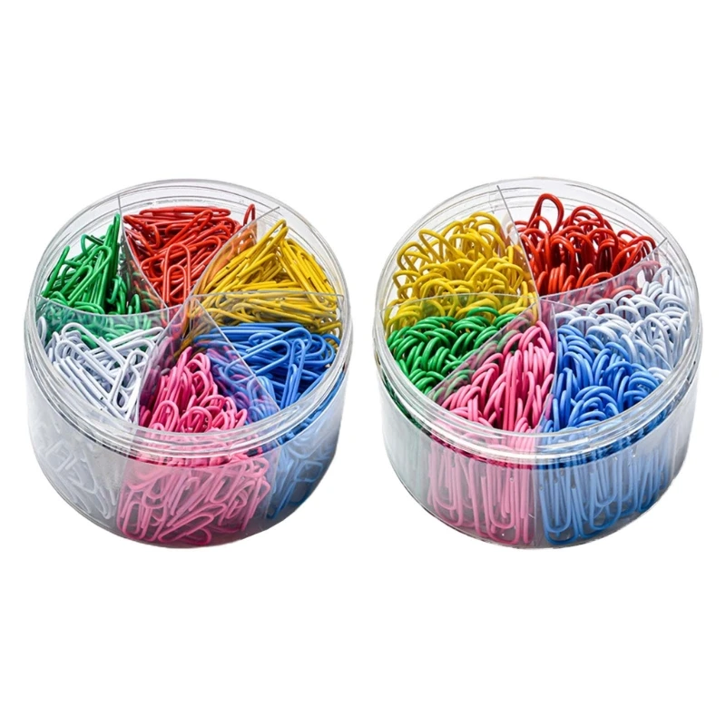 

600Pcs Metal Paperclips Paper Clip Book Page Clip 28mm 50mm for Organizing File Document Photo School Paper