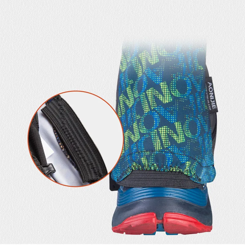 Outdoor Unisex High Trail Reflective Gaiters Protective Mud-proof Insect-proof Sandproof Shoe Cover For Running Desert Hiker