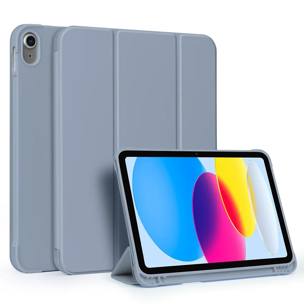 Premium Smart Cover Case with Pencil Holder and Auto Wake/Sleep