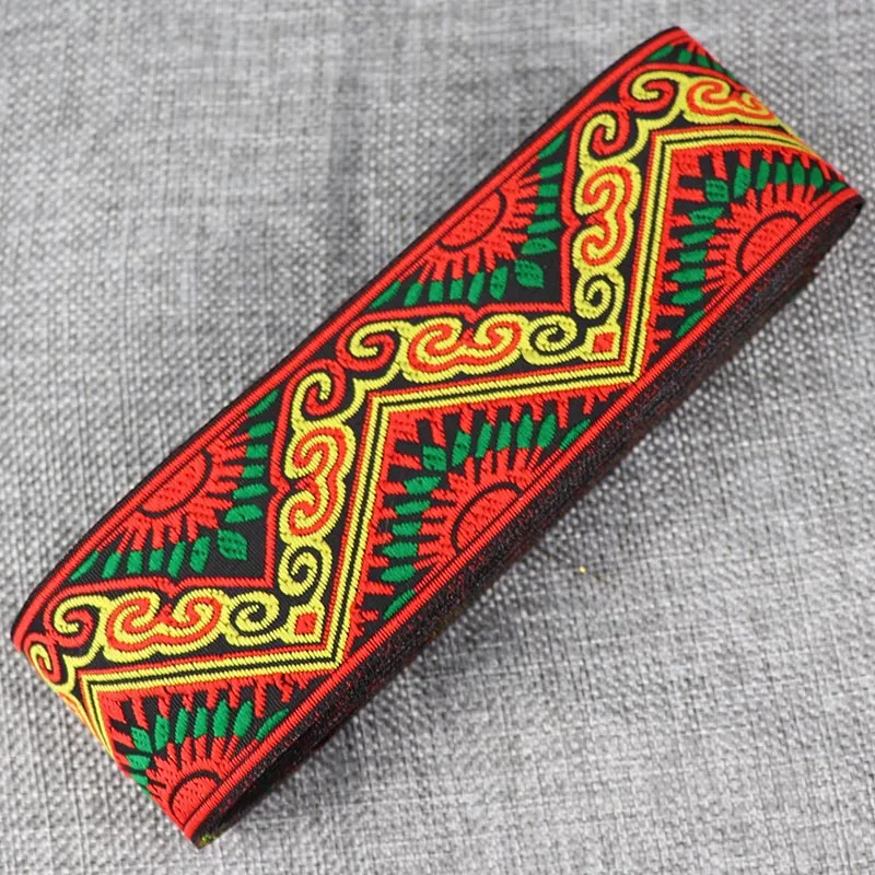 Cinta Jacquard Vintage: Adorno Étnico Bordado Para Manualidades Boho - España