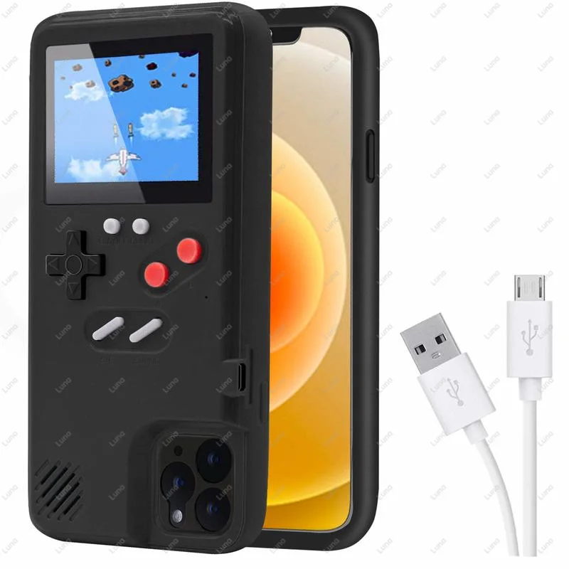 Trouvaille 36 Retro Game Case Per Iphone 14 13 12 11 Pro Max Case Console Di Gioco Per Iphone X Xs Xr 6 7 8 S Plus Custodia Schermo A Colori