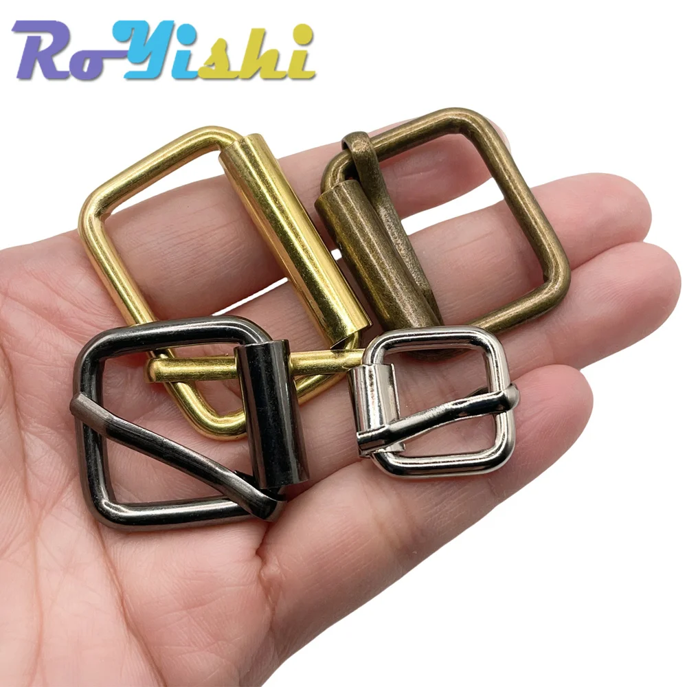 Set of 5 Metal Roller Buckles for Belts and Accessories