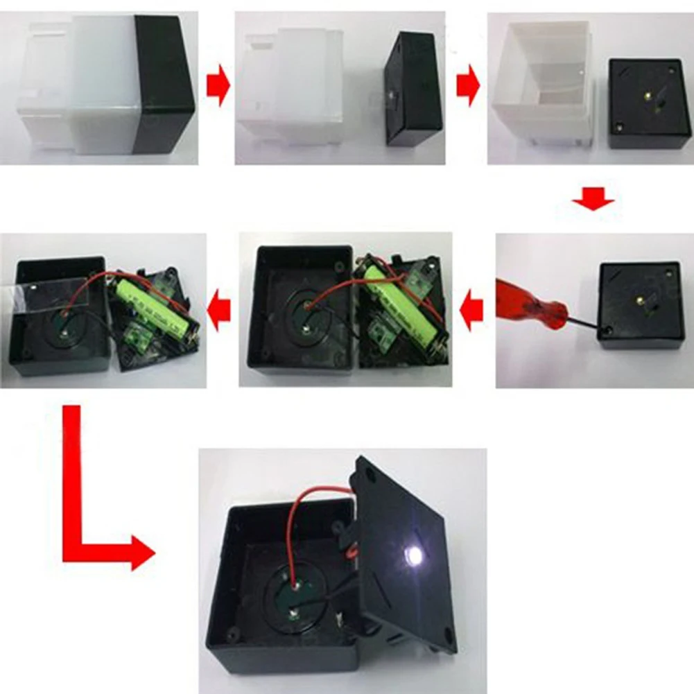 Solar Light LED Solar Light LED Landscape Lights Post Light Outdoor Solar LED Post Lights Square Walkway Light Lawn Fence Landscape Lights LED Deck Cap Lamp For Fence Pathway Ga