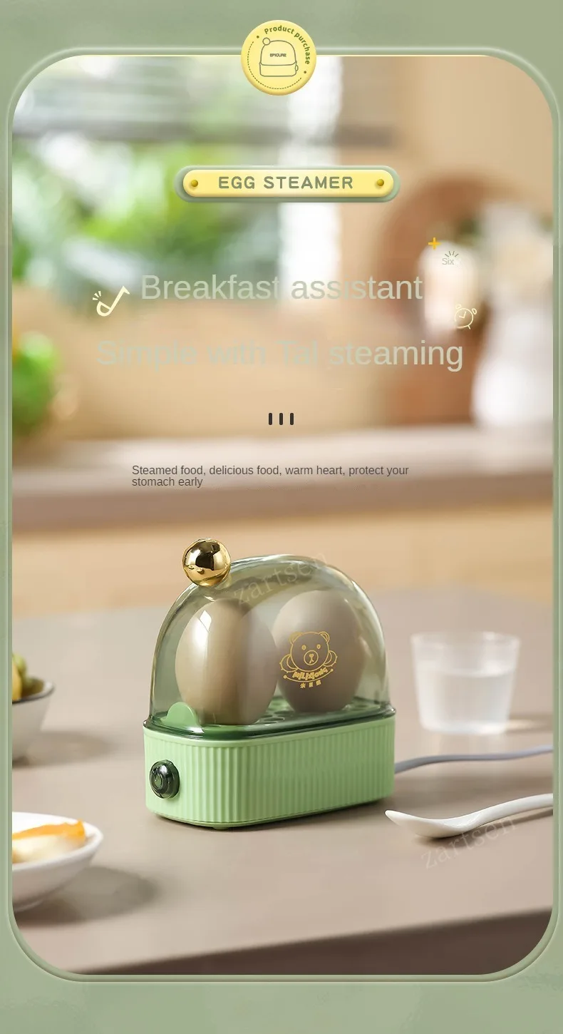 Description Picture 5 of itemElectric Boiler Steamer Multi Function Electric Egg Cooker Auto-Off Generic Omelette Cooking Tools Kitchen Utensil Breakfast