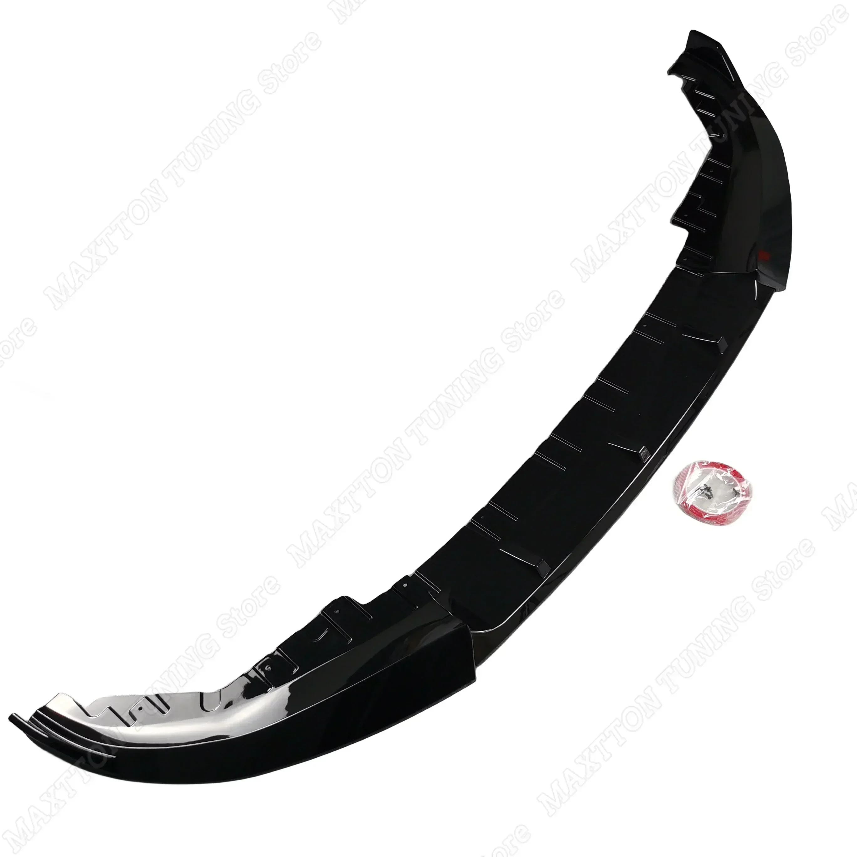 3 PCS Car Front Bumper Lip Splitter Spoile Spoiler For BMW 4 Series G26 i4 M50&G24 Gran Coupe 2021-2024 Gloss Black ABS