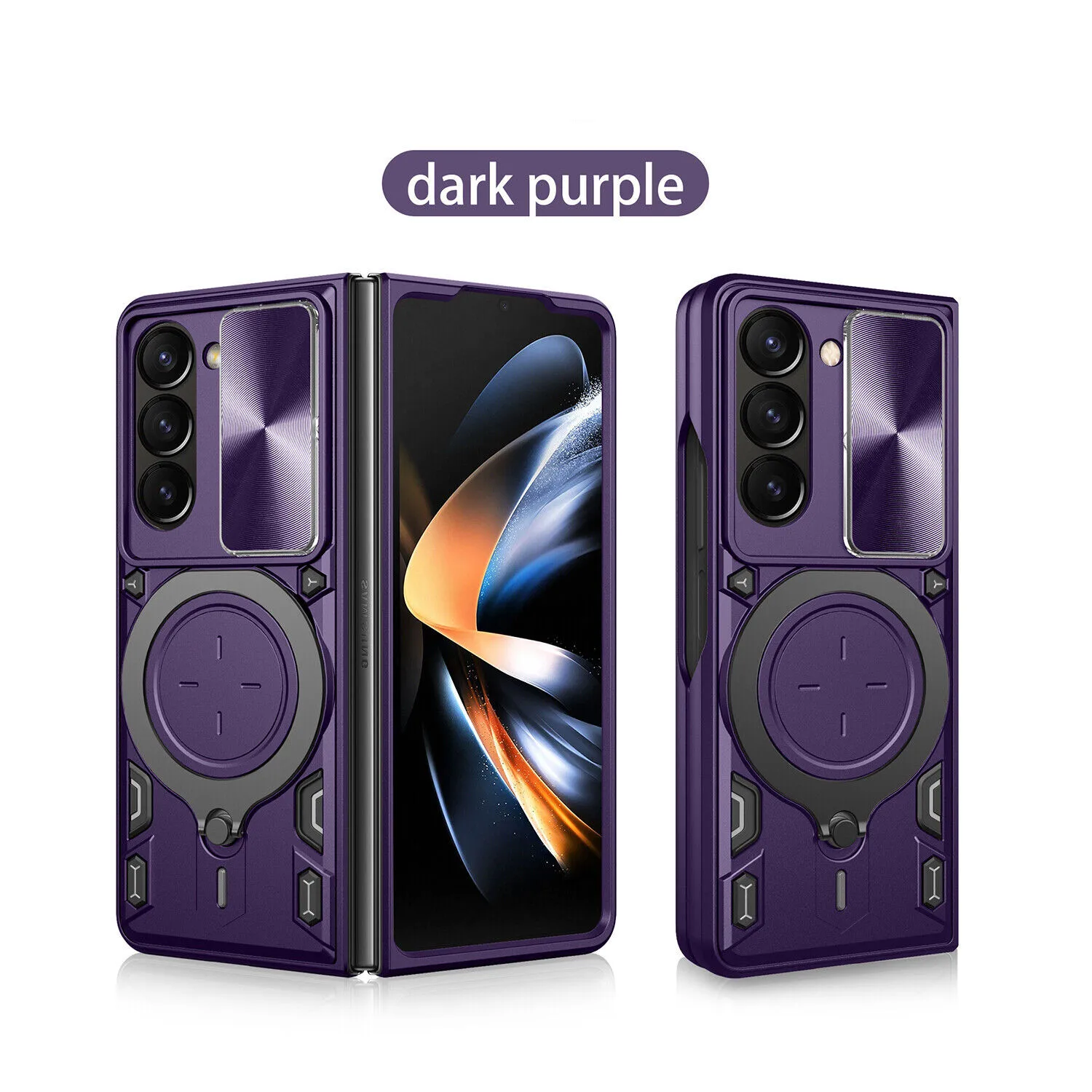 Coque de protection robuste pour samsung galaxy z fold avec pied_voghion.com