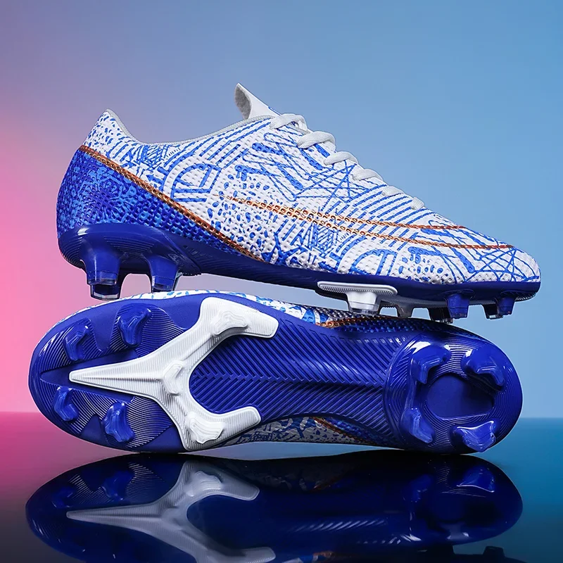 Men Society Football Shoes Resistant TF/FG Cleats Students Training Boy Soccer Shoes Comfortable Outdoor Sneaker Football Boots
