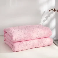 Jacquard Cotton Towel Thread Blanket for Adults Kids Soft Breathable Bedspread Bedclothes Summer Throw Blankets on Sofa/Bed 4