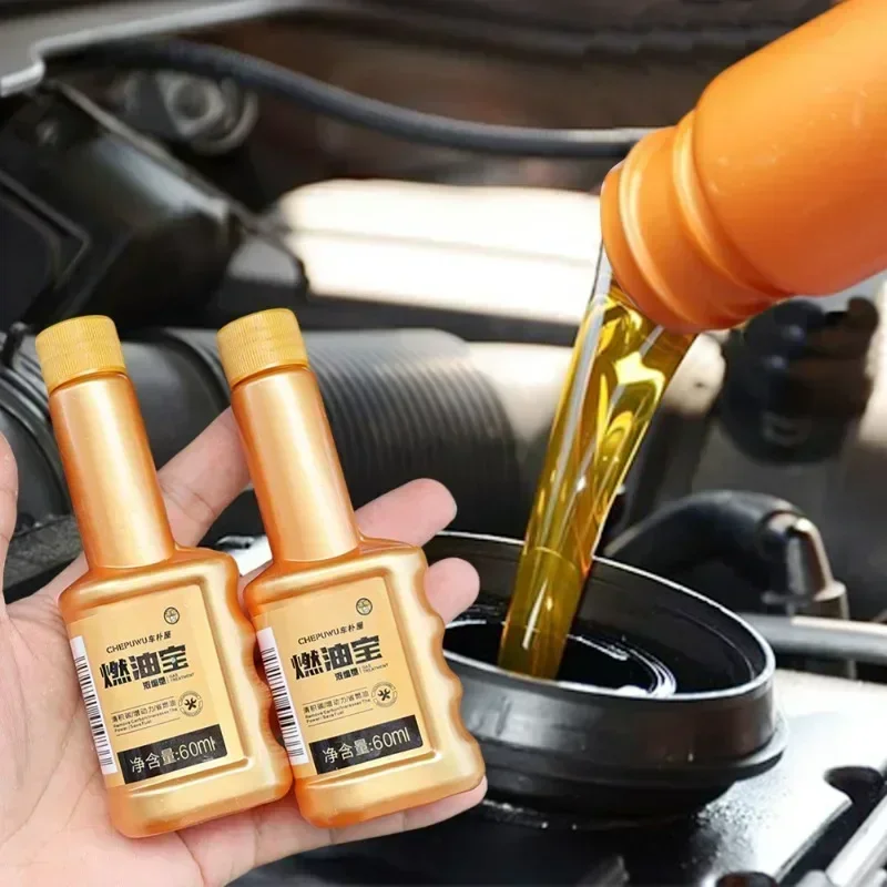 60ml Fuel Treasure Car Engine Cleaner Gasoline Combustion Enhancer Carbon Removal Cleaning Agent PEA Decarbonization Fuel Saver