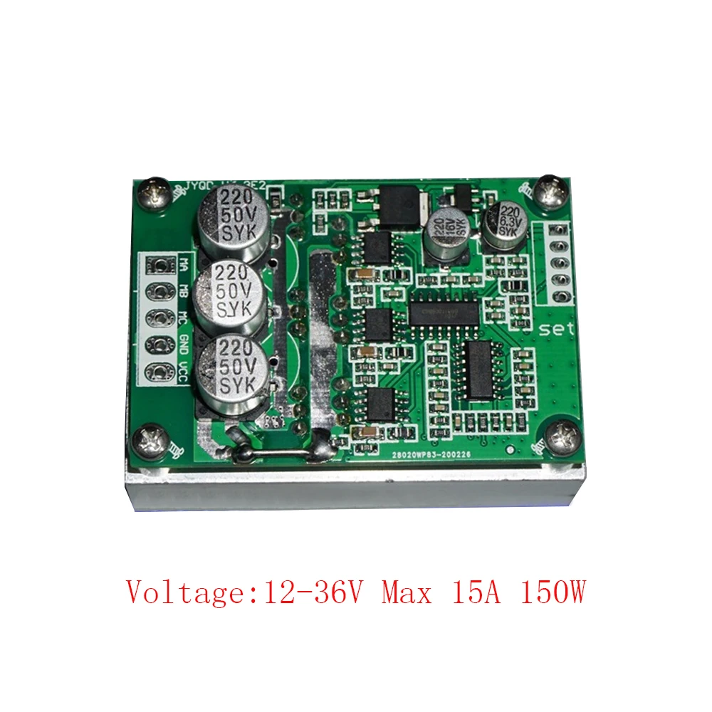 Controller Motore BLDC 500W, Regolatore Di Velocità 12V-36V Per Ventilatori, Pompe, Trasportatori