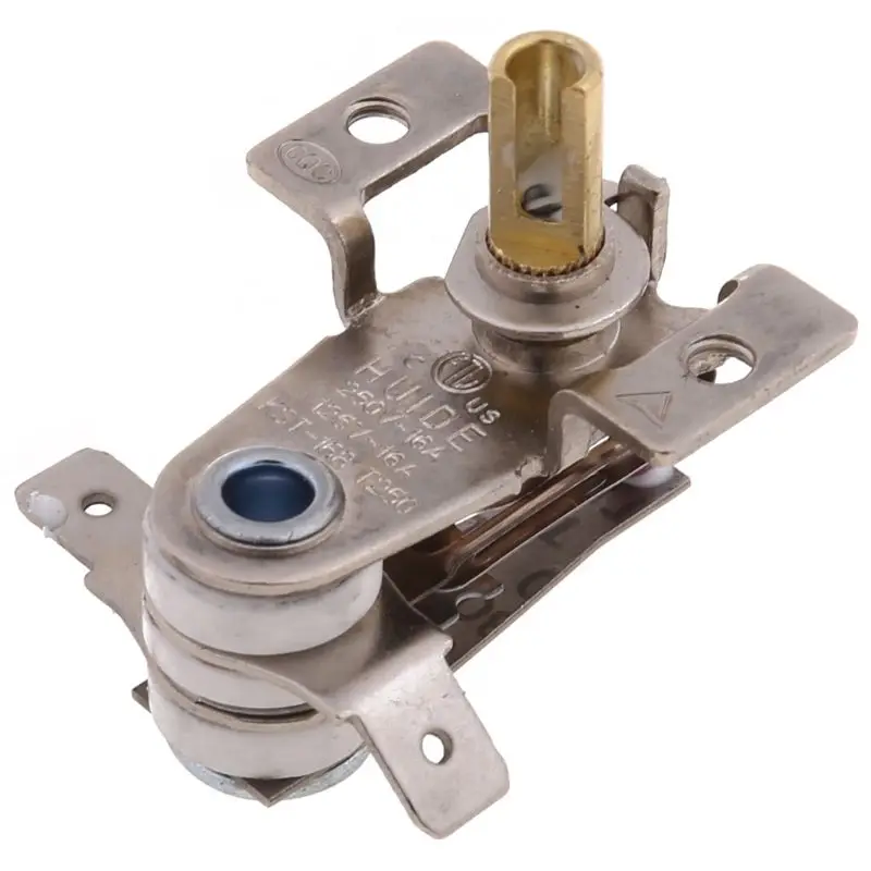

AC 250V 16A Adjustable 90 Celsius Temperature Switch Bimetallic Heating Thermostat KDT-200 for Electric Heater Oven