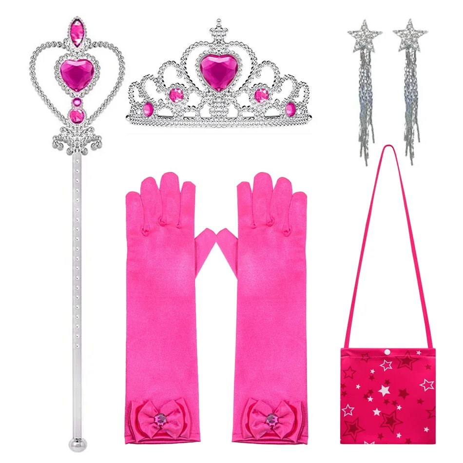 Cowgirl Costume Girl Dress Princess Cosplay Costume Pink Plaid Beach Outfit Birthday Halloween Party Kids Dress