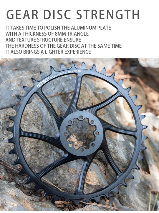 PASS QUEST 6mmオフセット 8ボルト チェーンリング ダイレクト