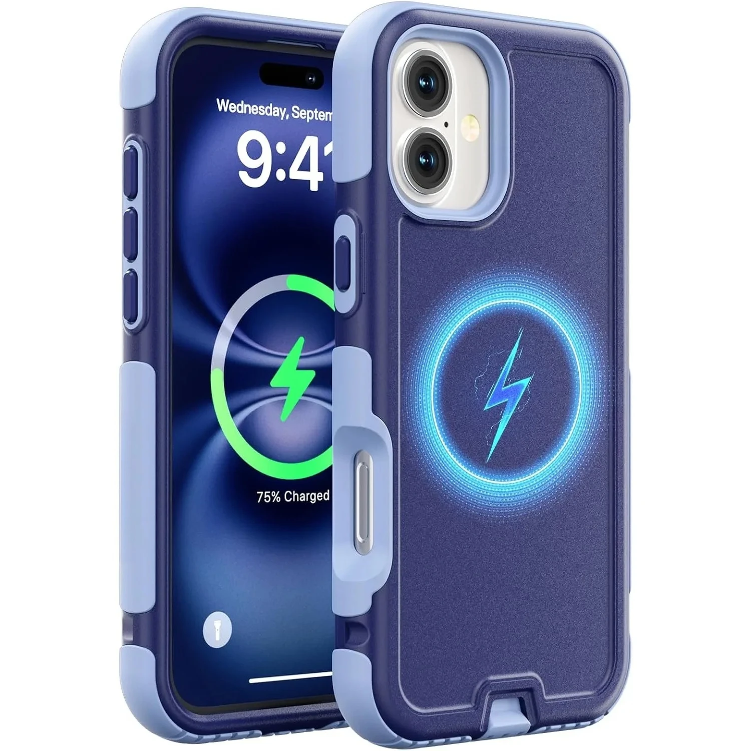 Rugged Heavy Duty Military Grade Armor Phone Case with MagSafe Shockproof Protection