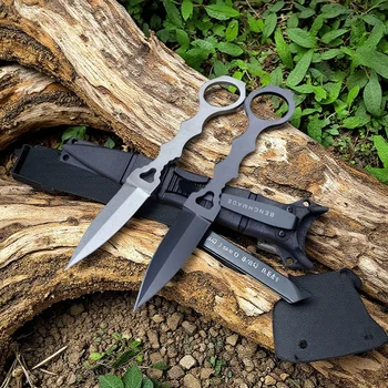 Fixed Blade Straight Knife High Hardness Tactical Tool 1