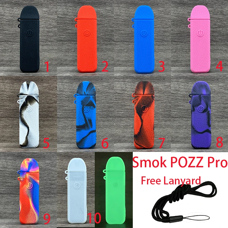 

New soft silicone protective case for Smok Pozz Pro only case rubber sleeve shield wrap skin 1pcs