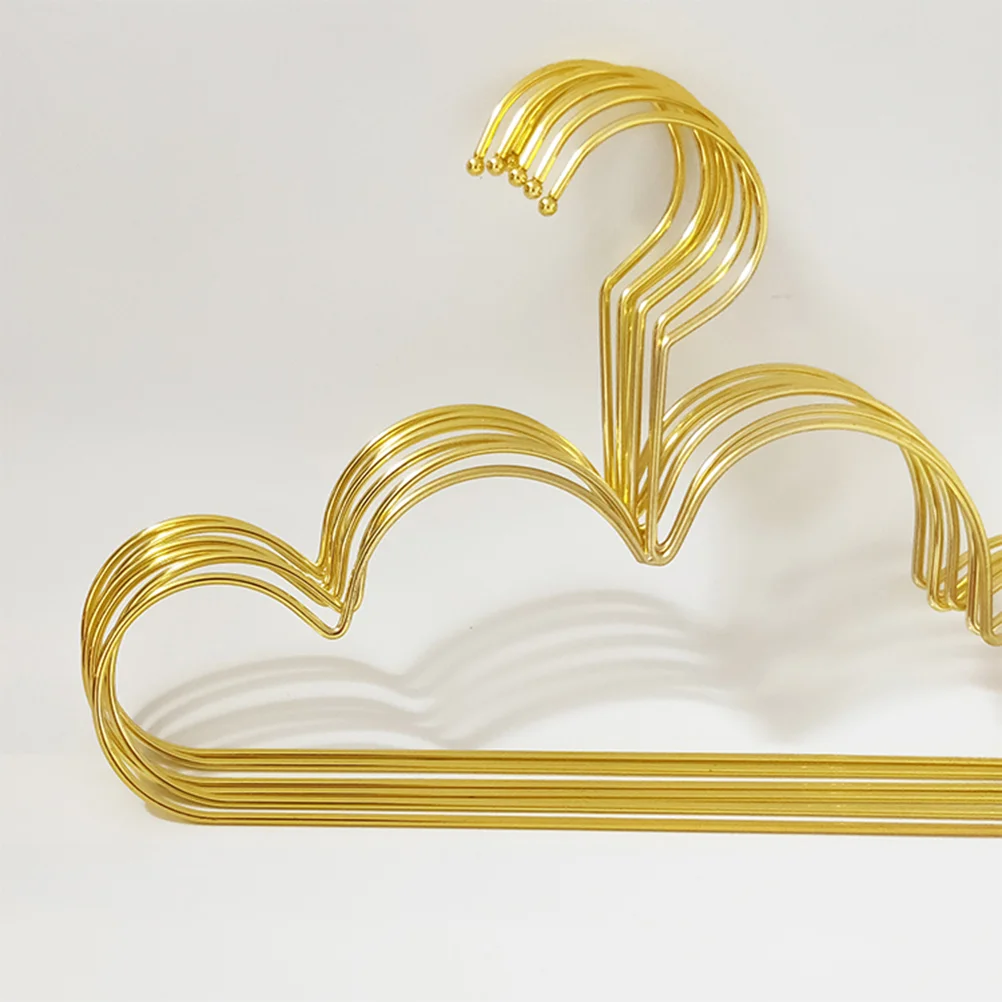 5pcs Cloud Shape Hanger Metal Non Kids Children Clothes Coat Sweater Hangers