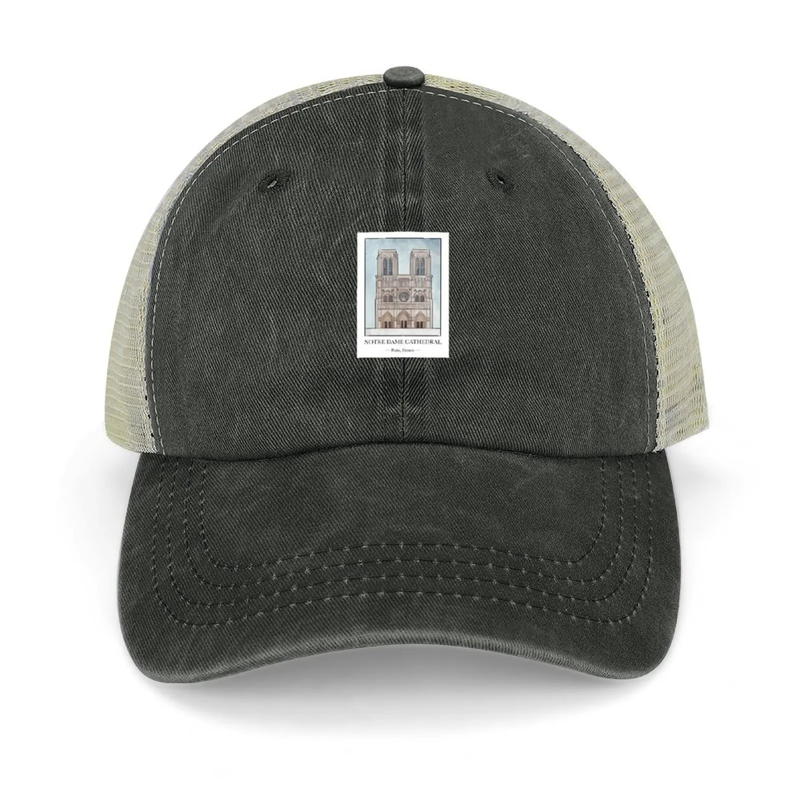 

Notre Dame Cathedral Cowboy Hat Beach Kids Hat Fluffy Hat Men Hats Women's