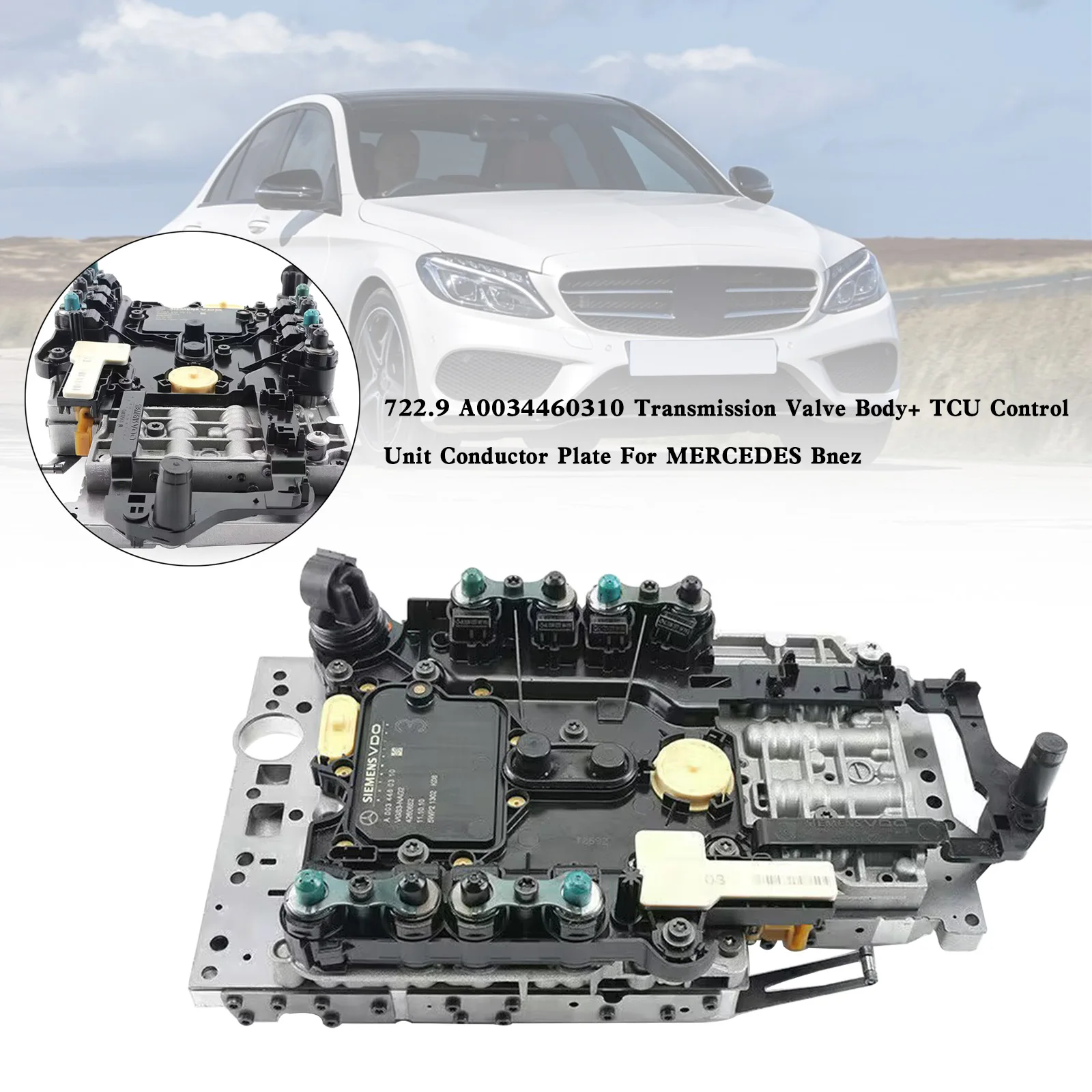 

Areyourshop 722,9 A0034460310 корпус клапана трансмиссии + TCU проводящая плита для MERCEDES BEZ