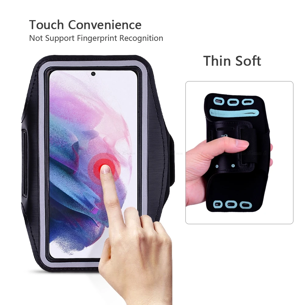 방수 스포츠 실행 체육관 팔 밴드 가방 케이스 전화 커버 삼성 갤럭시 S24 S23 S22 S21 S20 FE 노트 20 10 라이트 플러스 울트라