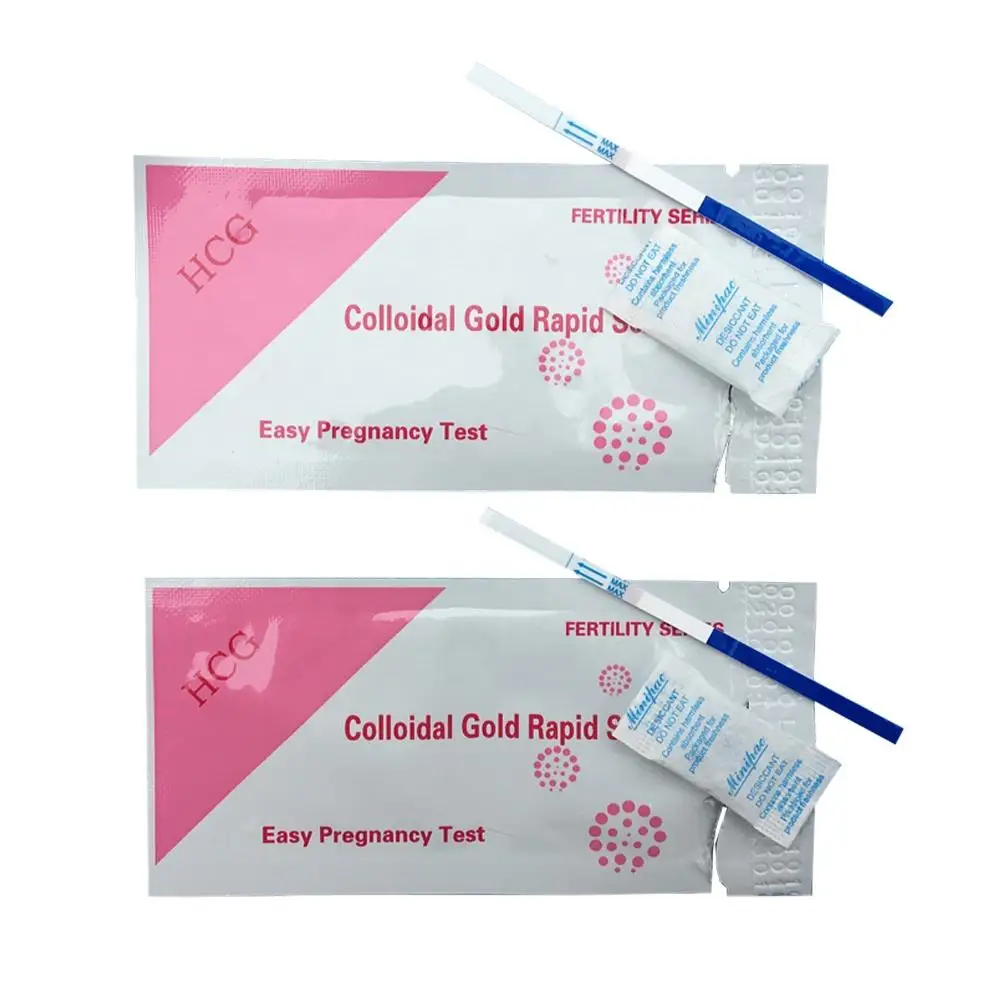 Pregnancy Test Pregnancy Test Strips Pregnancy Test Strips 25-Count Individually Wrapped Early Home Detection Test Kit Clear HCG