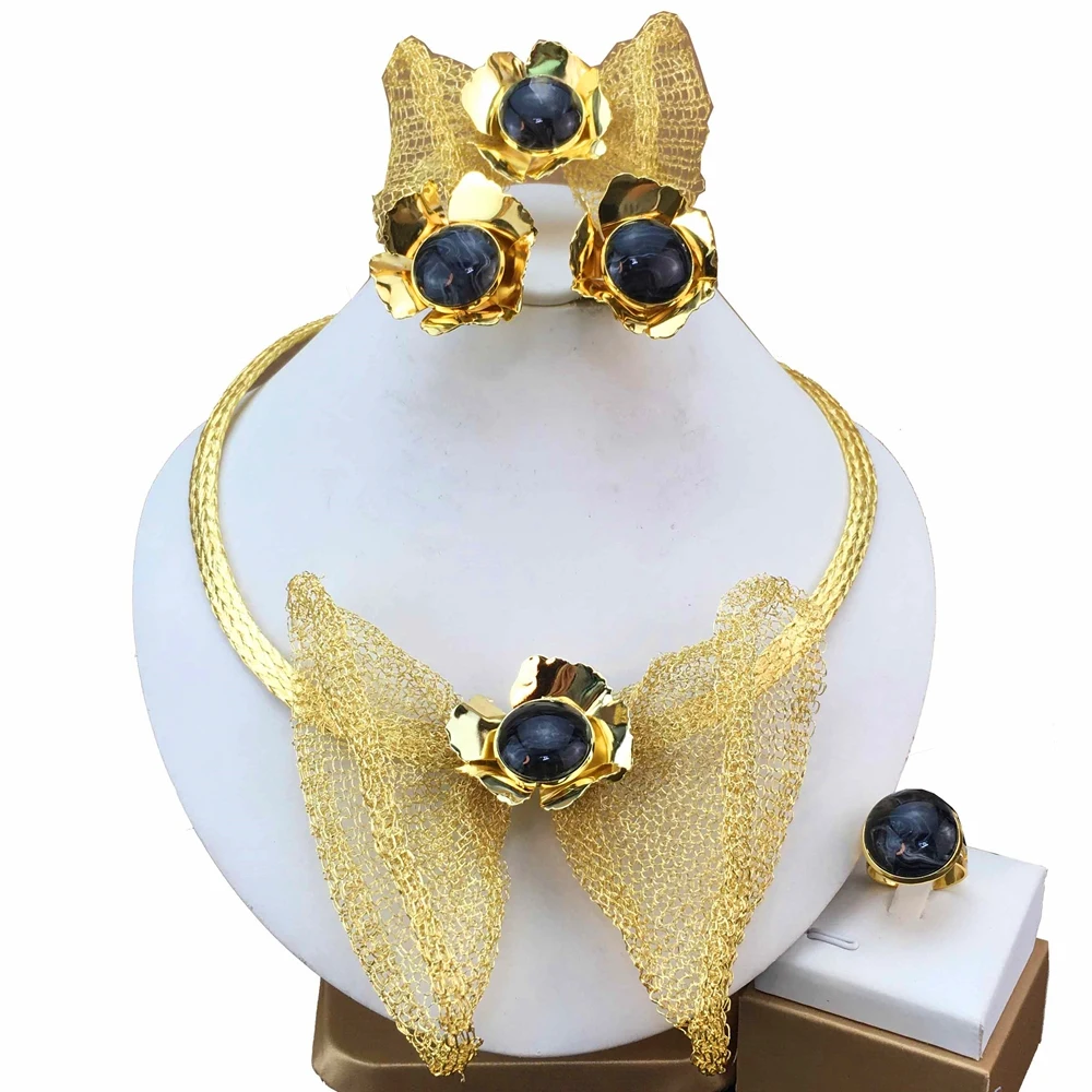 

Ожерелье с золотым покрытием из меди, FHK18178