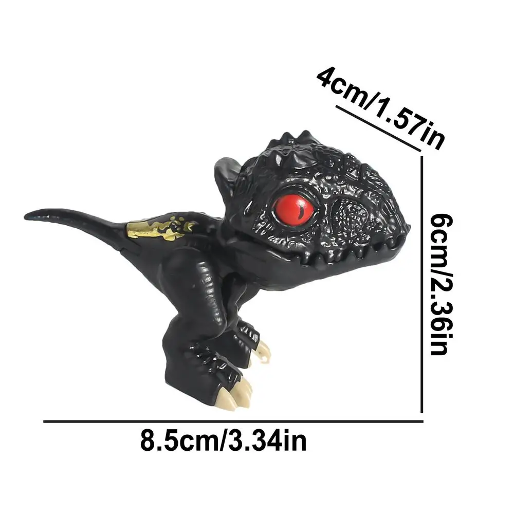 אצבע דינוזאור דמות יורית מודל dino פרק צעצוע ילדים נושך פידג 'ט מסובך pteranodon המפרקים מתנה