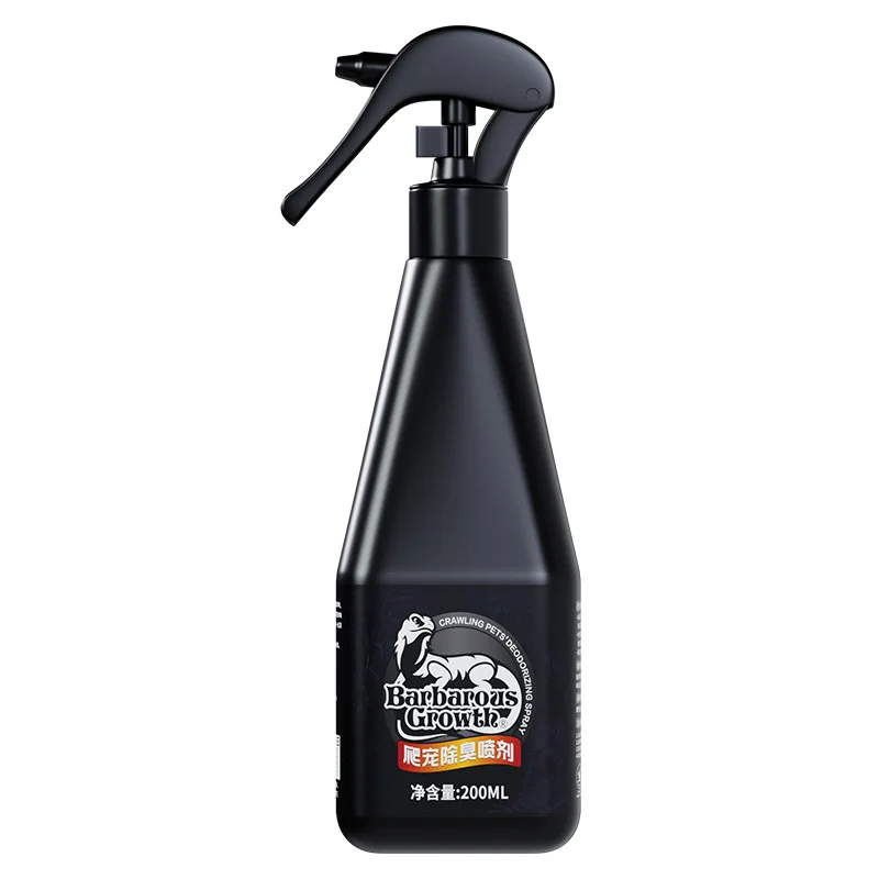 200ml Reptile Feces Deodorizing Spray-Odor Eliminator & Disinfectant for Gecko/Lizard/Snake Terrariums