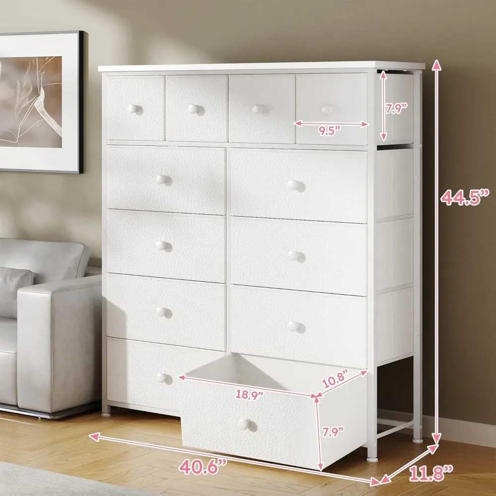 12-Drawer Fabric Dresser 3