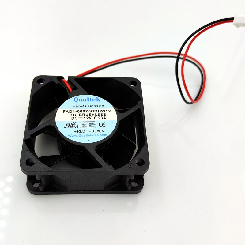 Qualtek;FAD1-06025CBHW12 DC BRUSHLESS original authentic imported axial fan 100% new imported original stp75nf75 p75nf75 75n75 to 220 mos fet 75v 75a