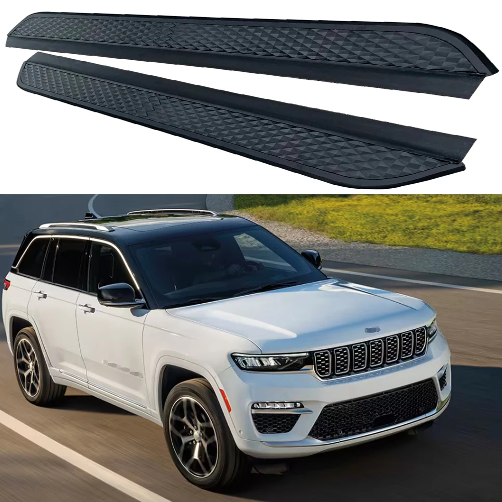 

Fits For Jeep Grand Cherokee 2022 2023 2024 Running Boards Side Steps Nerf Bars