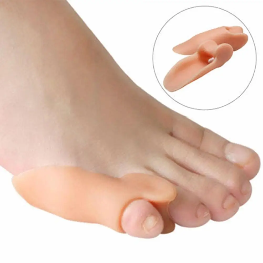 Soft Gel Pinky Bunion Corrector Little Toe Separator Bunion Pads 2Pcs For Pain Relief Of Corn Callus And Blisters Toe Orthosis