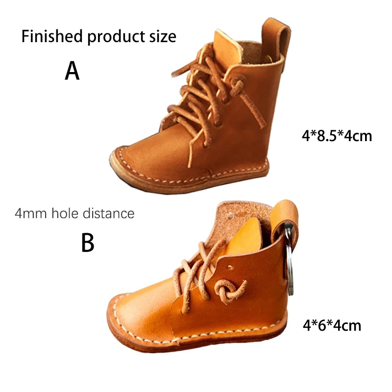 Transparent Template Set Mini Shoes Pendant Pattern Leather Craft Acrylic Stencil Template Tool Leatherworking Tools