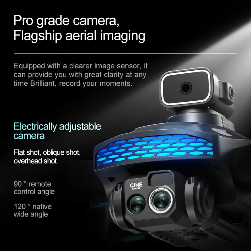 Drone Professionale Lenovo M6 con Schermo, WIFI 5G, Fotocamere HD 8K, Motore Brushless, FPV, Quadricottero RC, Elicottero UAV - Image 6