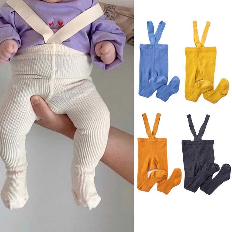 Kids Socks Kids Pantyhose Toddler Tights Kids Leggings 0-3T Baby Boy Girl High Tights Infant Pantyhose Cotton Baby Girl Pants Kids High Waist Knit Pantyhose Bandage Leggings Tight