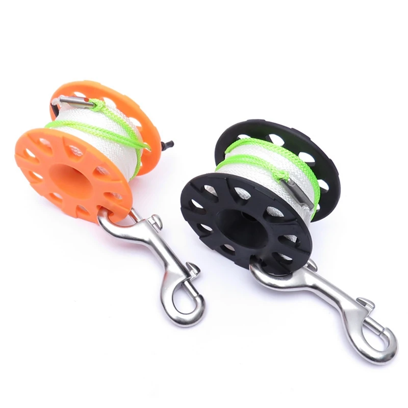 30M Scuba Diving Spool Finger Reel With Stainless Steel Double Ended