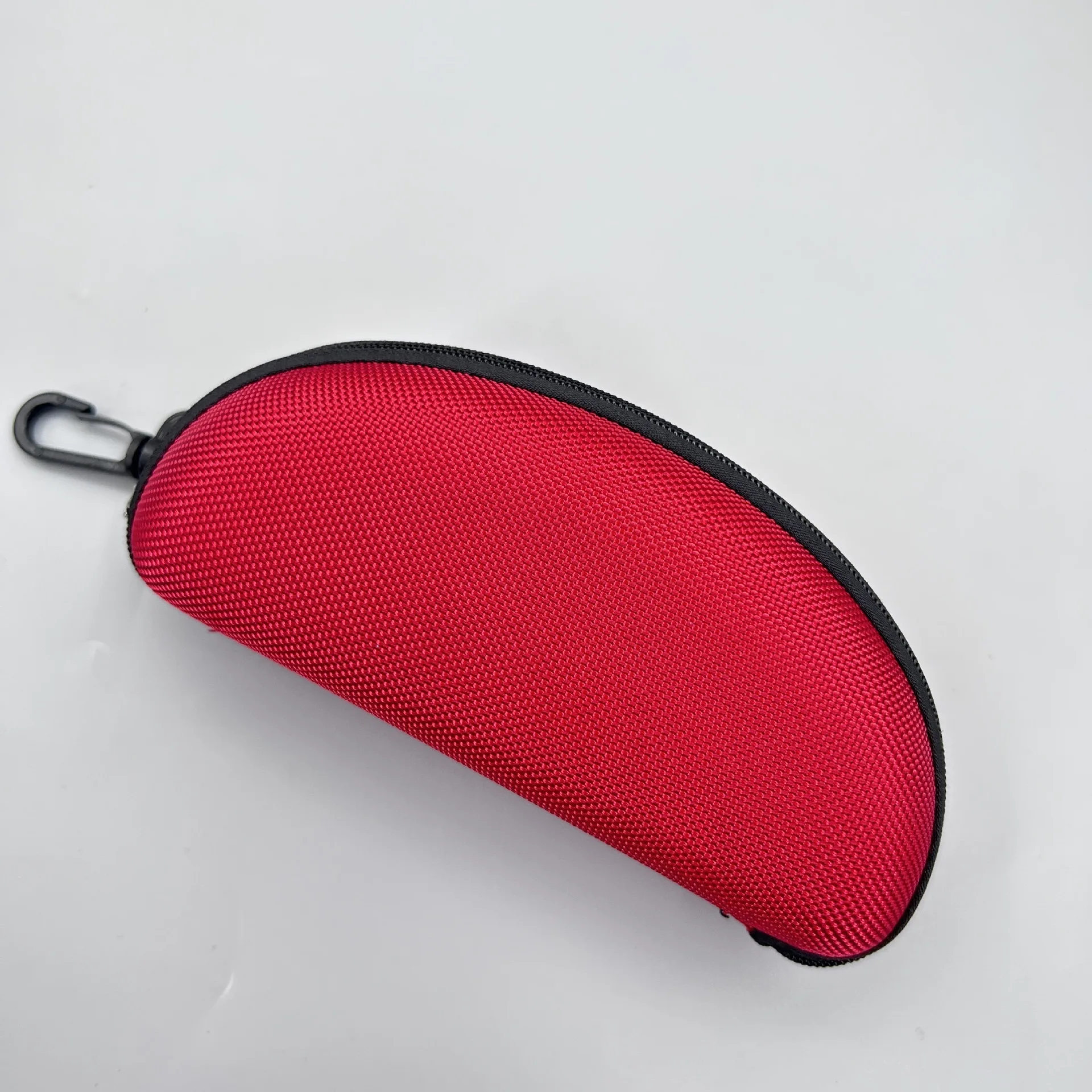 2026 Portable Sunglasses Case Protector Oxford Cloth Hard EVA Zippered Eyeglasses Case with Carabiner Unisex Eyewear Accessories