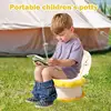 Foldable Travel Potties For Toddler Training Toilet Children-Friendly Potty Chair With Anti-slip Bottom Portable Accessories 4