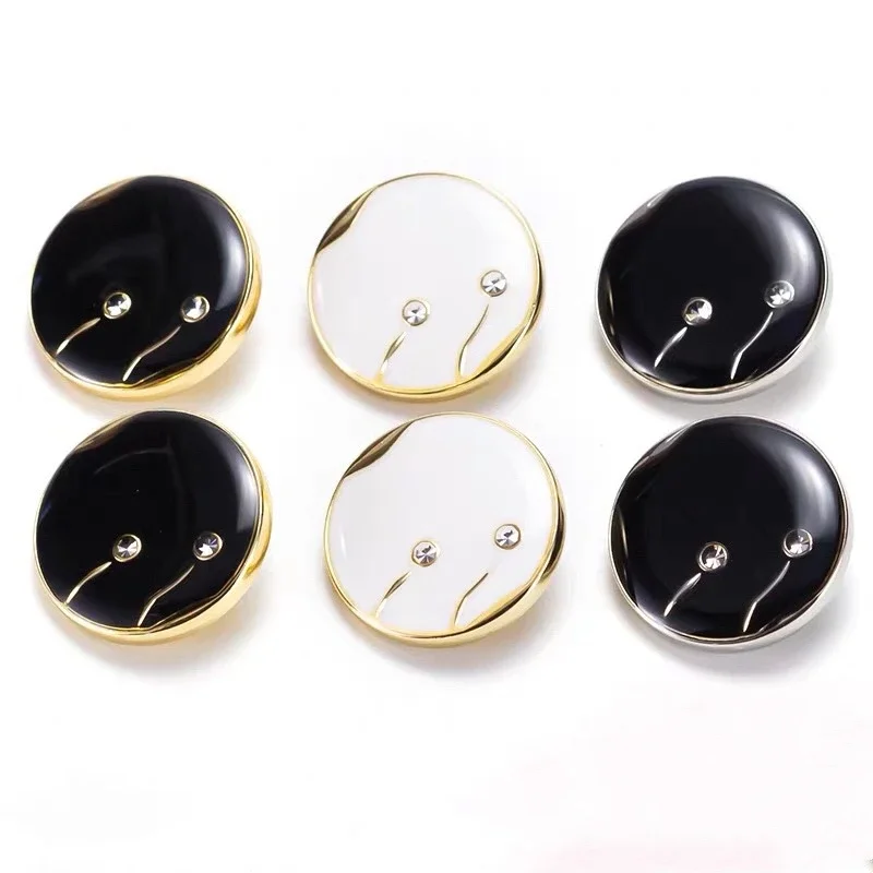 Luxury Rhinestone Buttons for Clothing Fashion Coat Button ...